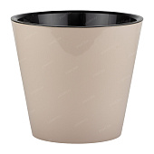 Горшок Rosemary 1,6л D160мм Бежевый с дренажной вставкой (уп.16)