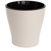 Горшок Лея 17л d320 h310 бежевый со вставкой (уп.3)