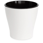 Горшок Лея 17л d320 h310 белый со вставкой (уп.3)