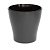 Горшок Лея 17л d320 h310 графитовый со вставкой (уп.3)