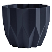 Кашпо Геометрия 3л Антрацит со вставкой (уп.12)