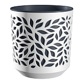 Кашпо Leaves 4л Белый/Антрацит (уп.12)