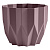 Кашпо Геометрия 3л Пыльная роза со вставкой (уп.12)