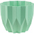 Кашпо Геометрия 5,8л Мята со вставкой (уп.10)