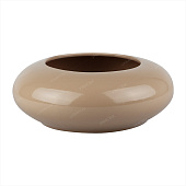 Горшок Оазис Глянец капучино d20 h7,5см (уп.10)