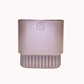 Горшок Бостон квадрат VipSet 2,7л d15,3 шоколад с дренажной системой (уп.10)