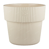 Горшок Алемар VipSet 4,8л d21,5 крем с дренажной системой (уп.5)