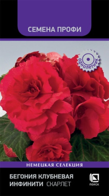 Бегония Инфинити Скарлет 7шт (семена Профи)