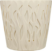 Горшок Winds 20л D340мм с дренажной вставкой 18,7л белоснежный жасмин (уп.9)