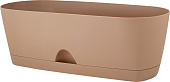 Балконный ящик Амстердам 400х170х133  молочный шоколад (уп.12)