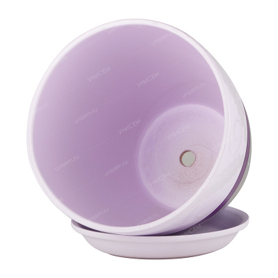 Горшок Бутон Ивуар 3,2л 18см с поддоном (уп.6)