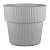 Горшок Алемар VipSet 4,8л d21,5 серый с дренажной системой (уп.5)