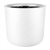 Горшок ЛИОН 16,6л d30 h30 БЕЛЫЙ с вкладкой (уп.1)