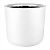 Горшок ЛИОН 16,6л d30 h30 БЕЛЫЙ с вкладкой (уп.1)