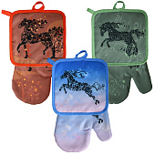 Прихватка с рукавицей Спирит (уп.3)