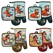 Прихватка с рукавицей Савраска (уп.4)