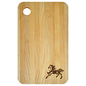 Доска разделочная 35х22х0,8см Мустанг, береза (уп.30)