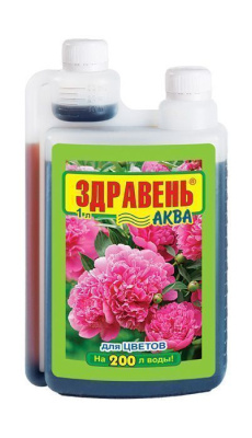 Здравень Аква цветы 1л (6 шт)
