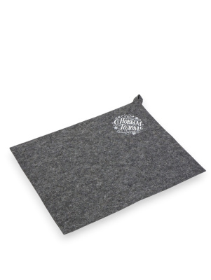 Коврик для бани "С новым годом" 47х38