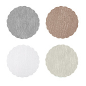 Салфетка сервировочная VETTA d32см набор 4шт, цена за набор, 4 цвета