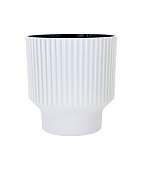 Горшок АРКАДА 16,2л d30 h30 БЕЛЫЙ с вкладкой (уп.1)