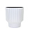 Горшок АРКАДА 16,2л d30 h30 БЕЛЫЙ с вкладкой (уп.1)