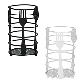 Сушилка для столовых приборов 10х10х16,5см сталь, 2 цвета