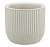 Кашпо РАМОНА 1л D150мм белый ротанг со вставкой (уп.12)