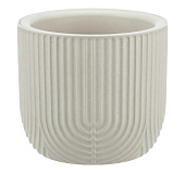 Кашпо РАМОНА 3,7л D220мм белый ротанг со вставкой (уп.8)