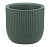 Кашпо РАМОНА 3,7л D220мм нефритовый со вставкой (уп.8)