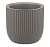 Кашпо РАМОНА 7,8л D280мм французcкий серый со вставкой (уп.1)