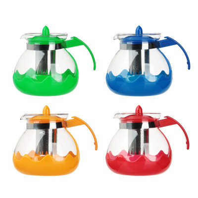 Чайник заварочный 1,5л Классик стекло, нерж.сталь