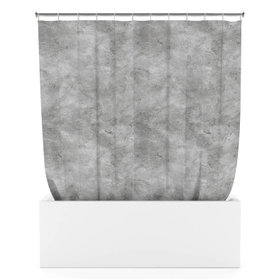 Штора для ванной комнаты 145x180см ткань таффета