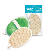 Мочалка для тела YORK из сизаля овал (уп.24)
