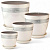 Набор горшков Бутон меандр из 4-х 0,9\1,7\3,2\5л (уп.2)