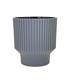 Горшок АРКАДА 16,2л d30 h30 Серый мусон с вкладкой (уп.1)