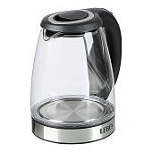 Чайник элек. LEBEN 1,8л 1850Вт стекло, черный