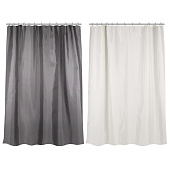 Штора для ванной комнаты 180x180см Ромбы с утяжелителем, полиэстер, 3 цвета