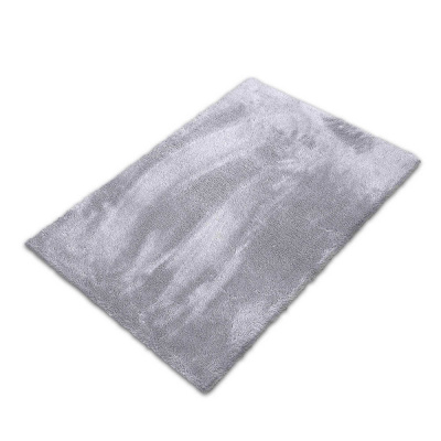 Коврик для ванной 40х60 плюшевый серый