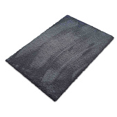 Коврик для ванной 40х60 плюшевый т.серый