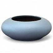 Кашпо Оазис Глянец серое матовое 1,6л d20 h7,5см (уп.10)