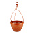 Горшок подвесной Лилия 4л 23*23*14 терракотовый с подвеской (уп.40)