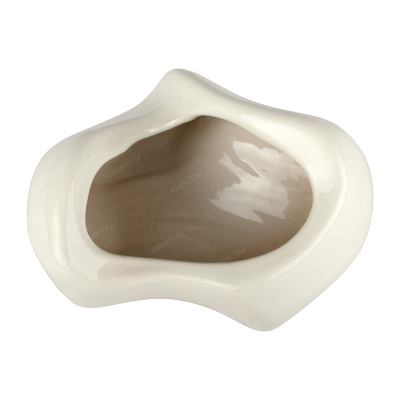 Горшок Кактусник Сердечко 17см бежевый (уп.10)