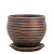 Горшок Модерн шоколад 1,5л d15 h13 с поддоном, гончарка