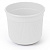 Горшок Сканди 10л с дренажной вставкой, белый (уп.8)