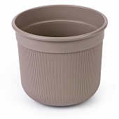 Горшок Сканди 10л с дренажной вставкой, какао (уп.8)