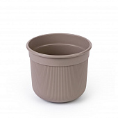 Горшок Сканди 5л с дренажной вставкой, какао (уп.12)