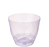 Горшок Laurel 1,3л D145мм сиреневый транспарент с поддоном (уп.20)