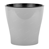 Горшок Лея 2,2л d162 серый с автополивом (уп.20)