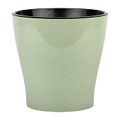 Горшок Лея 2,2л d162 св.зеленый с автополивом (уп.20)